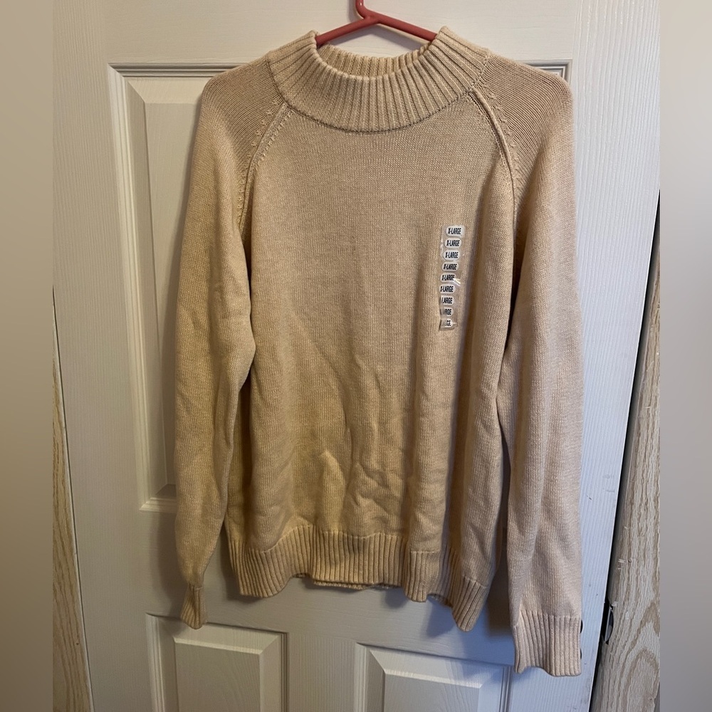 Jeanne Pierre Men's Beige Sweater‎